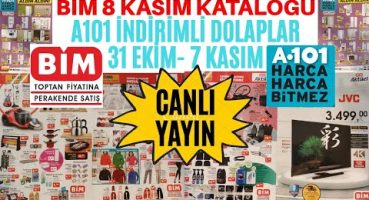 CANLI YAYIN 📍BİM 8 KASIM AKTÜEL ÜRÜN İNCELEME VE A101 DOLAP