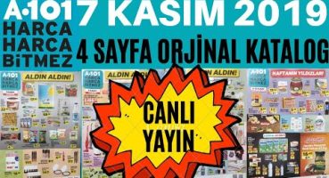 CANLI YAYIN📍7 KASIM A101 KATALOĞU 4 SAYFA DOLU DOLU ORJİNAL