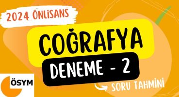 2024 ÖNLİSANS COĞRAFYA DENEME -2 #kpss2024 #kpsscoğrafya #kpssdeneme #kpss #kpsssorutahmin Bakım