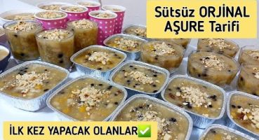 SÜTSÜZ , ORJİNAL AŞURE 👉KARARMAYAN AŞURE TARİFİ NASIL YAPILIR ✅️ Püf Noktalarıyla