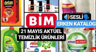 BİM AKTÜEL TEMİZLİK ÜRÜNLERİ SESLİ KATALOG 21 MAYIS 2019’DAN İTİBAREN RAFLARDA!