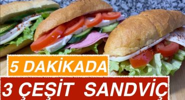 Sandviç – Soğuk Sandvic – Sandviç Tarifi – Sandviç Yapım – Sandviç Nasıl Yapılır – Lezzetler Sultanı