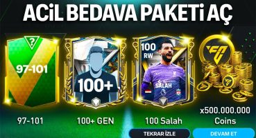 ACİL AÇ BEDAVA 100+ ÇIKAR DEĞİŞMEDEN AÇIN ! NASIL OLUR DİYECEĞİNİZ EFSANE PAKET AÇILIMI FC Mobile