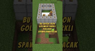 Minecraft İron Farmı Nasıl Yapılır?  #minecraft #minecraftshorts