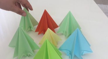 Origami Tree,Kağıttan ağaç yapımı,How to do paper christmas tree