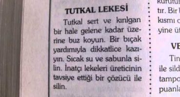 Tutkal lekesi nasıl çıkar