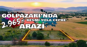 Bilecik Gölpazarı Karaağaç’da Resmi Yola Cephe 2.965 m² Satılık Arazi Yatırım Fırsatı (çek-071) Satılık Arsa