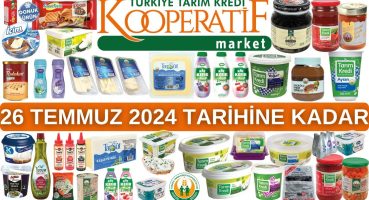 TARIM KREDİ KOOPERATİF MARKET İNDİRİMLERİ | 26 TEMMUZ 2024’E KADAR | GIDA TEMİZLİK AKTÜEL