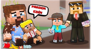 YOKSUL AİLE VE MİLYONER AİLENİN HAYATI! 😱 – Minecraft