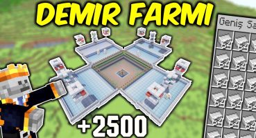 En VERİMLİ Demir Farmı Nasıl Yapılır? | Minecraft Survival Bölüm 13