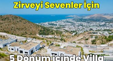 Bodrum Turgutreis’te 5.000 m2 Arsa İçinde Muhteşem Manzaralı Villa E-797 Satılık Arsa