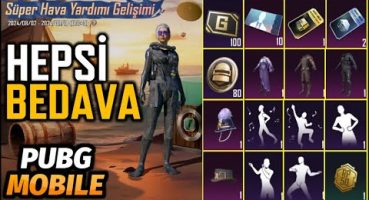 BEDAVA | BEDAVA SET | BEDAVA KARAKTER KUPONU | BEDAVA PREMIUM | HAVA YARDIMI KARNAVALI | PUBG MOBILE