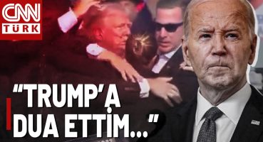 SON DAKİKA | ABD Başkanı Biden Trump’a Yapılan Saldırı Sonrası Konuştu: “Onun İçin Dua Ettim”