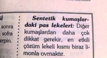 Sentetik kumaşlardaki pas lekesi nasıl çıkar