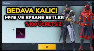 BEDAVA KALICI M416 DESENİ VE EFSANEVİ KIYAFETLER ALMA %100 ÜCRETSİZ PUBG MOBİLE #pubgmobile