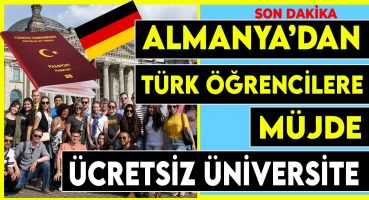 Almanya’da üniversite okumak artık çok kolay! Ücretsiz üniversiteler için büyük fırsat!