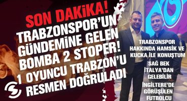 Trabzonspor’dan teklif aldım + Gündeme gelen son stoper ve sağ bek #trabzonspor #futbol #ts