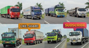 Truk Trailer, Tronton, Trintin, Gandeng & Kontener FAW JH6, Fuso, Hino, Isuzu, UD PK & Nissan Diesel Fragman izle