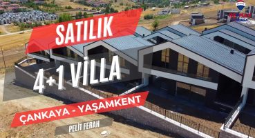 Çankaya Yaşamkent Pelit Ferah Villalarında Satılık 4+1 Lüks Villalar Satılık Arsa