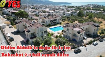 Didim Akbük’te muazzam bir site içinde bahçekat extra kış bahçeli havuzlu lüks site’de 2+1 eşyalı Satılık Arsa