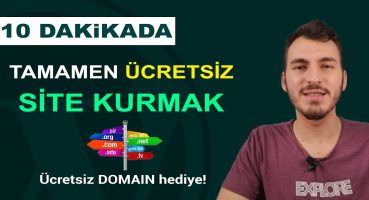 Ücretsiz Site Nasıl Kurulur Sadece 10 DAKİKADA Ücretsiz Site Kurma