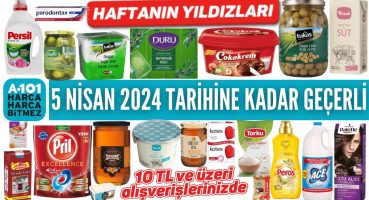 A101 HAFTANIN YILDIZLARI | 5 NİSAN 2024’E KADAR | A101 AKTÜEL | GIDA TEMİZLİK |A101 İNDİRİM KAMPANYA