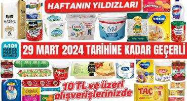 A101 HAFTANIN YILDIZLARI | 29 MART 2024’E KADAR | A101 AKTÜEL İNDİRİMLERİ | GIDA TEMİZLİK