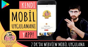 KENDİ MOBİL UYGULAMANI YAP! (Ücretsiz ve Basit Mobil Uygulama Nasıl Yapılır)