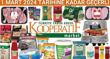 TARIM KREDİ KOOPERATİF MARKET İNDİRİMLERİ | GIDA | 1 MART 2024 SON | AKTÜEL ÜRÜNLER