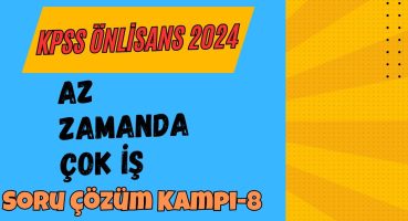 8) KPSS 2024 Önlisans – Osmanlı Dağılma Dönemi Soru Çözüm | Ali Gürbüz #kpss #kpss2024