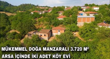 1777- MÜKEMMEL DOĞA MANZARALI 3.720 M2 ARSA İÇİNDE İKİ ADET KÖY EVİ VE DEPO Satılık Arsa