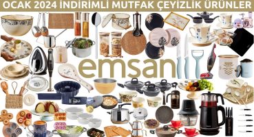 EMSAN İNDİRİMLERİ | MUTFAK ÇEYİZLİK KAMPANYALARI | OCAK 2024 | EMSAN ALIŞVERİŞİ