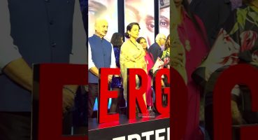 Kangana Ranaut, Anupam Kher, Mahima Chaudhry, Shreyas Arrives At Emergency Trailer Launch #shorts Fragman izle