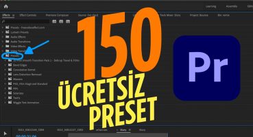 Premiere Pro için 150 Adet Ücretsiz, Sahneye NESNE Giriş/Çıkış Hazır Efekti – Effect Preset, prfset