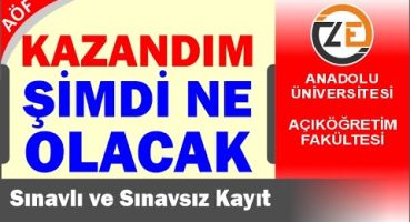 AÖF YKS Sonuçları Açıklandı – Açıköğretim Kayıt İşlemleri Nasıl Olacak?