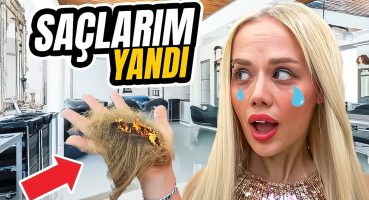 SAÇLARIM YANDI !? SARI SAÇA DÖNDÜM *kışkırtma* | Gamze Karta