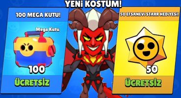 MORTİS HİPERŞARJ🔥 ÜCRETSİZ 50 EFSANEVİ STARR HEDİYESİ ve 100 MEGA KUTU🎁 Brawl Stars