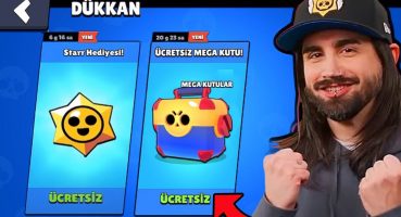 DANİ AÇIKLADI 📣 HERKESE ÜCRETSİZ 10 MEGA KUTU VEYA 60 STARR HEDİYESİ GELİYOR 🎁🎁 !! BRAWL STARS