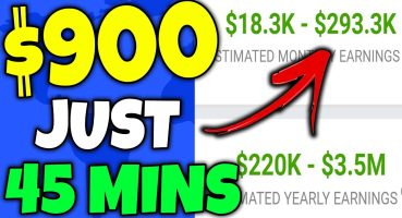 How To Make $900+ In 45 Mins As A Broke Beginner (Make Money Online)