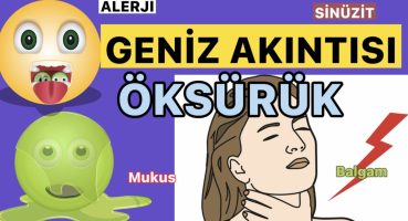 BOĞAZINIZDA OLUŞAN BALGAM,GENİZ AKINTISI VE ÖKSÜRÜK NEDEN OLUR? NASIL GEÇER?#sinüzit #alerji