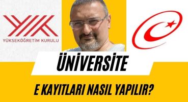 ÜNİVERSİTE E KAYIT NASIL YAPILIR? 2024 2025. e devlet yök  kayıt işlemi