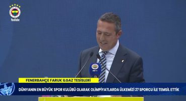 Başkanımız Ali Y. Koç’un olimpiyat sporcularına verdiğimiz yemekte yaptığı konuşma