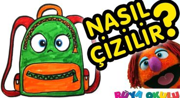 Sırt Çantası Nasıl Çizilir? – Okul Çantası – 🎒 – Okula Dönüş – RÜYA OKULU