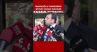 Ekrem İmamoğlu hakkında açılan siyasi yasak davası hakkında ilk kez konuştu: Utanç verici!