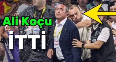 ŞOK OLAY! Fenerbahçe Başkanı Ali Koç’u Göztepe Maçında Birisi İtti! İŞTE VİDEO KAYDI