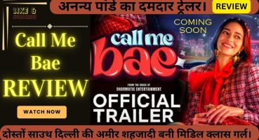 Call me Bae Trailer Review / Ananya Pandey / Karan Johar / WAAH CINEMA Fragman izle