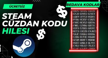 Steam Bedava Cüzdan Kodu Alma 2023 (GÜNCEL) – Ücretsiz Steam Cüzdan Kodu Alma