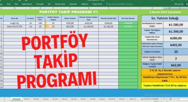 ÜCRETSİZ Portföy Takip Programı – Hisselerinizi Yönetebilecek Program -Hisse Takip Programı