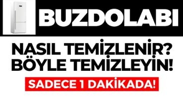 Buzdolabı Nasıl Temizlenir? Buzdolabı Temizliği Nasıl Yapılmalıdır? GÜNCEL