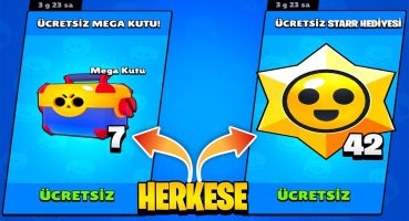 Dani PAYLAŞTI ! HERKESE ÜCRETSİZ 42 STARR HEDİYESİ ve 7 MEGA KUTU – Brawl Stars